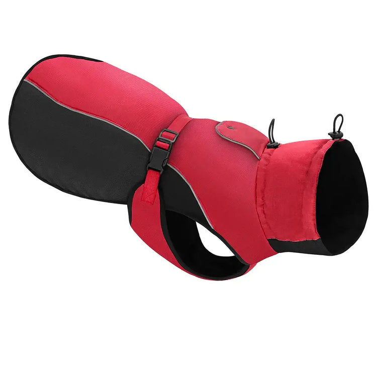 Veste imperméable réfléchissante pour chien - Red / XL