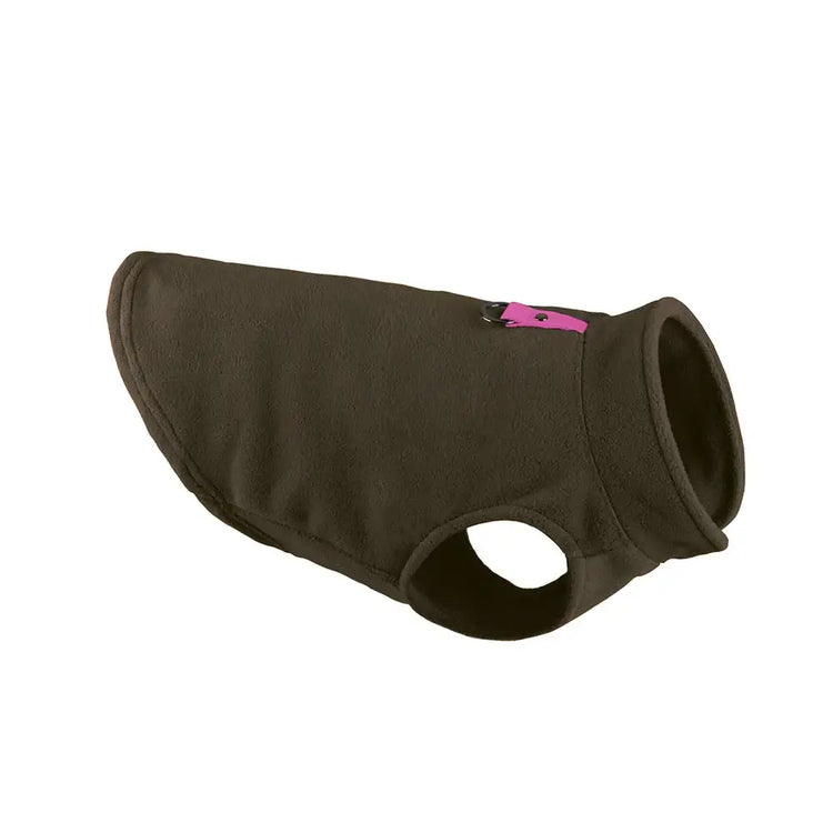Veste polaire d’hiver pour chien - Coffee / M