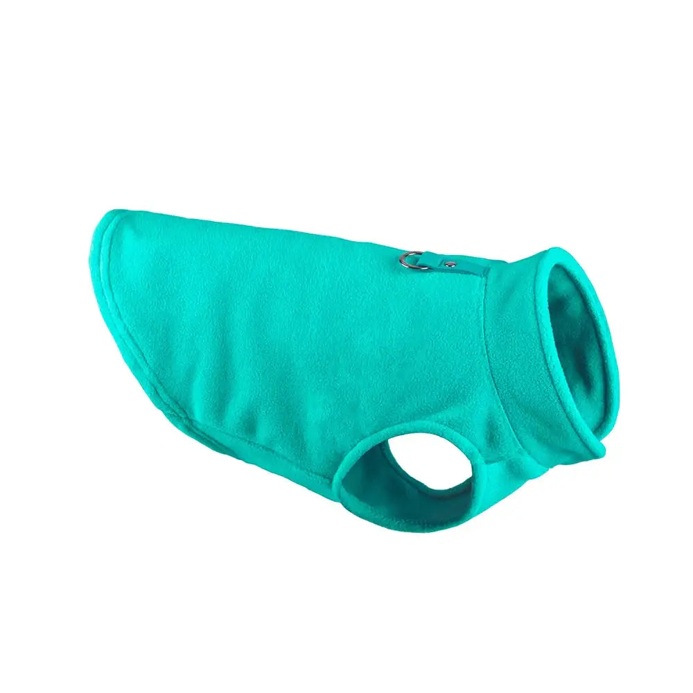 Veste polaire d’hiver pour chien - Cyan / S