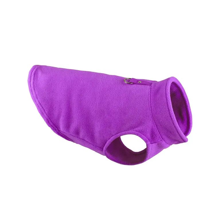 Veste polaire d’hiver pour chien - Purple / M
