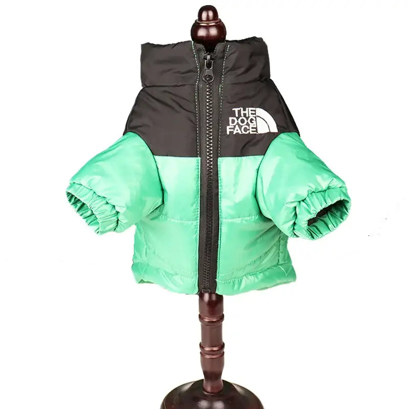 Veste réfléchissante d’hiver pour chien - Green / XL