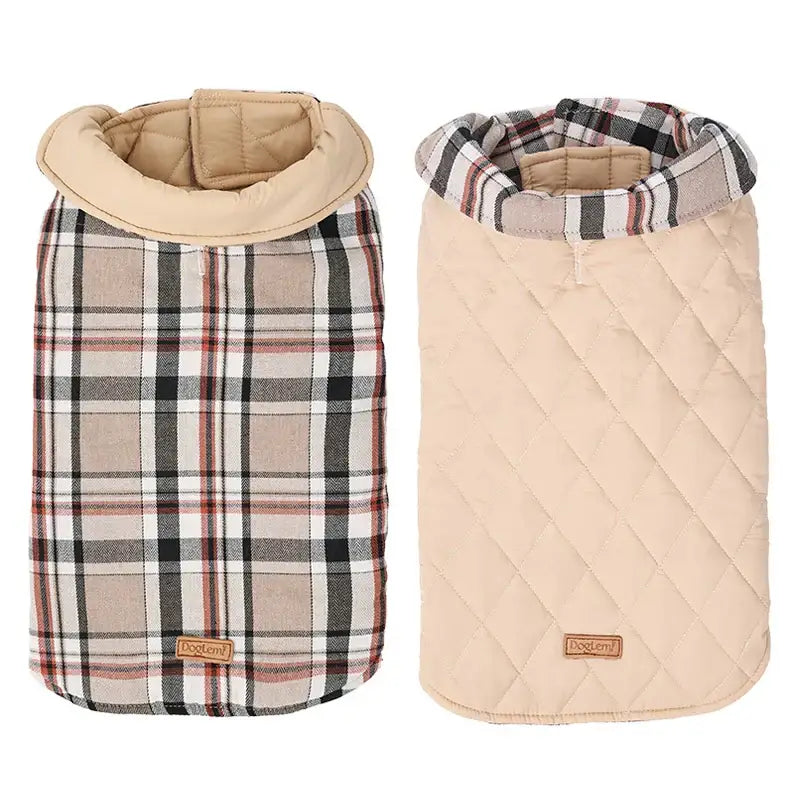 Veste réversible pour chien - beige / 2XL