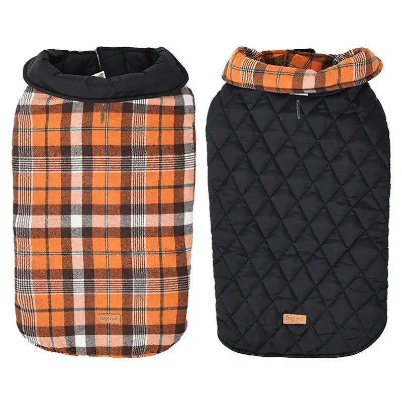 Veste réversible pour chien - orange / XL