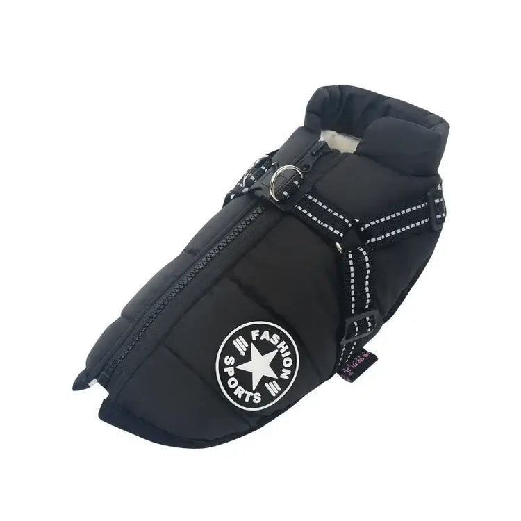 Vêtements d’hiver pour chien avec harnais