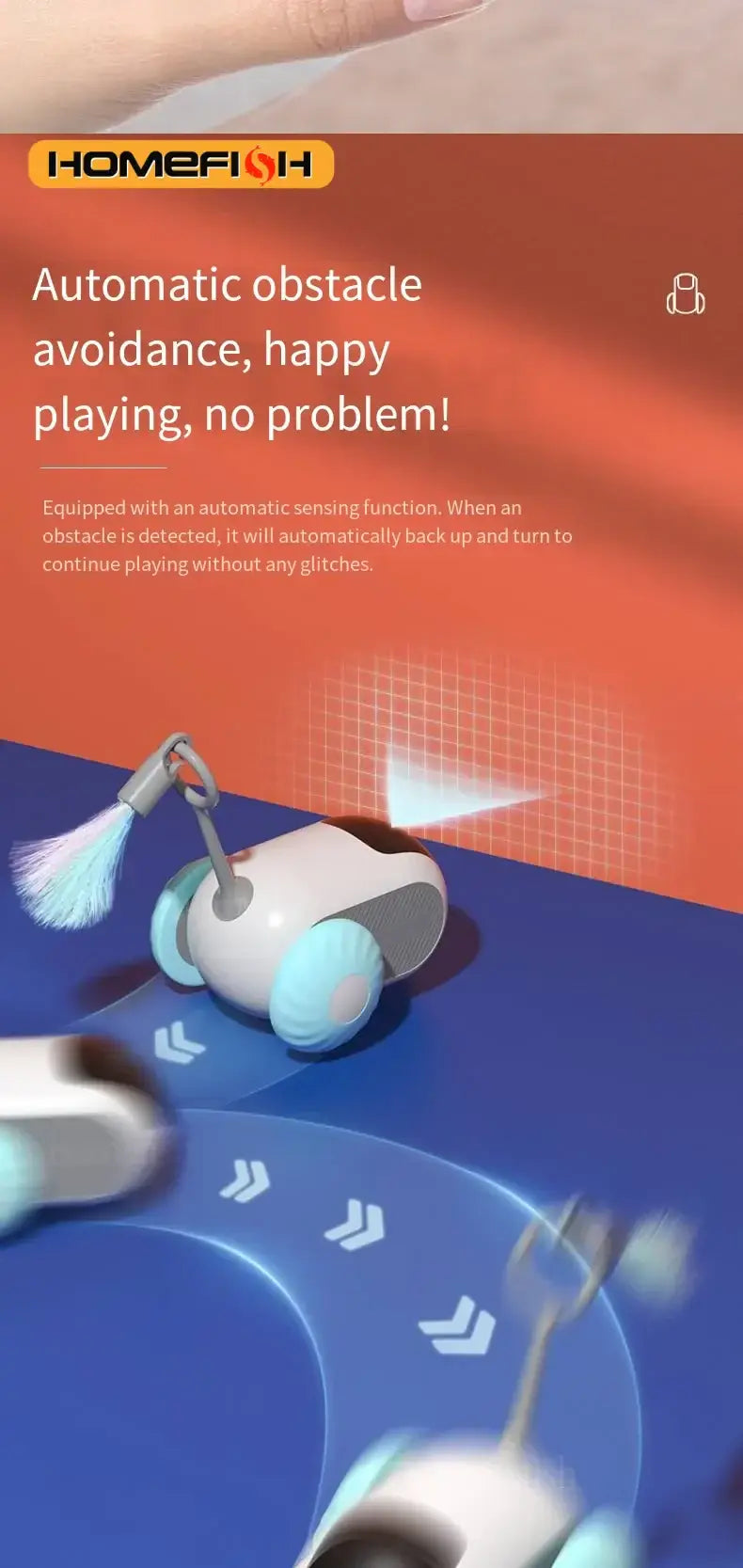 Voiture intelligente pour chat