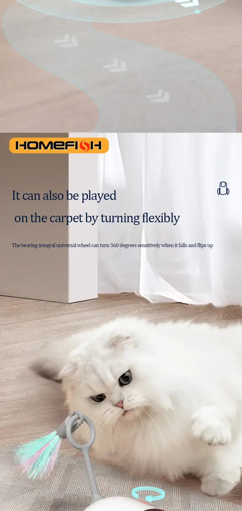 Voiture intelligente pour chat