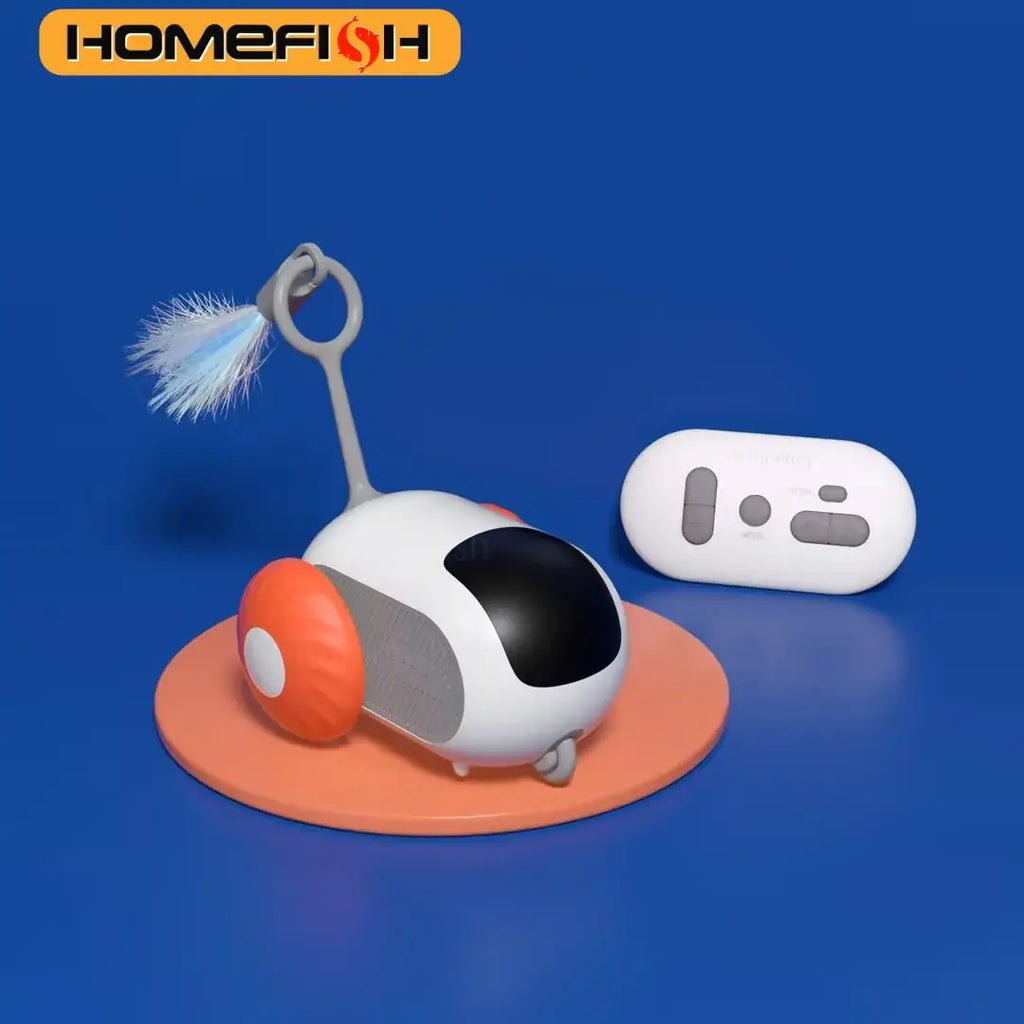 Voiture intelligente pour chat - Orange