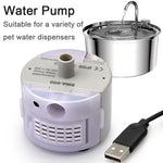 Water Pump Accessories Replace Water Pump for Cat Water Fountain Motor Submersible Pump Pet Cat Water Fountain SMA-800