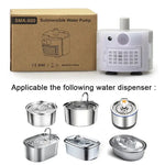 Water Pump Accessories Replace Water Pump for Cat Water Fountain Motor Submersible Pump Pet Cat Water Fountain SMA-800